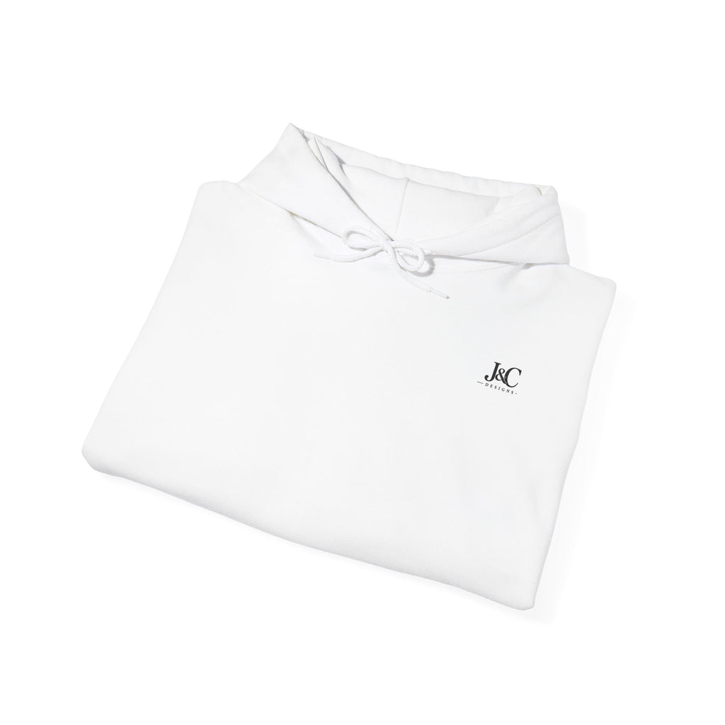 Raised On Hardwork Hoodie — Minimal Monogram J&C Pullover
