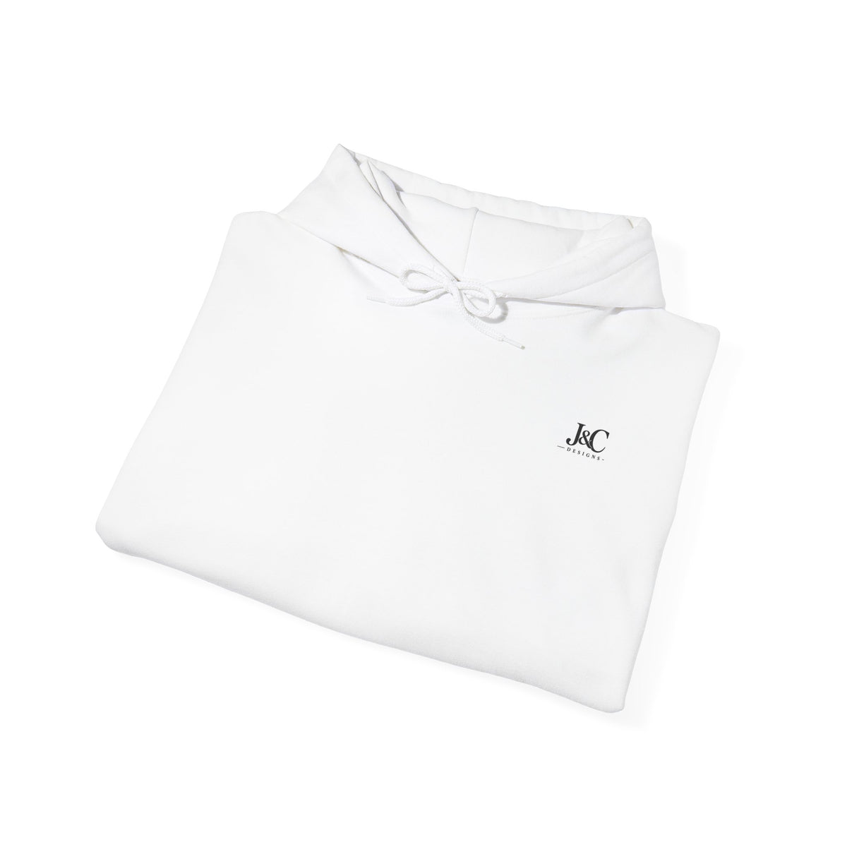 Raised On Hardwork Hoodie — Minimal Monogram J&C Pullover